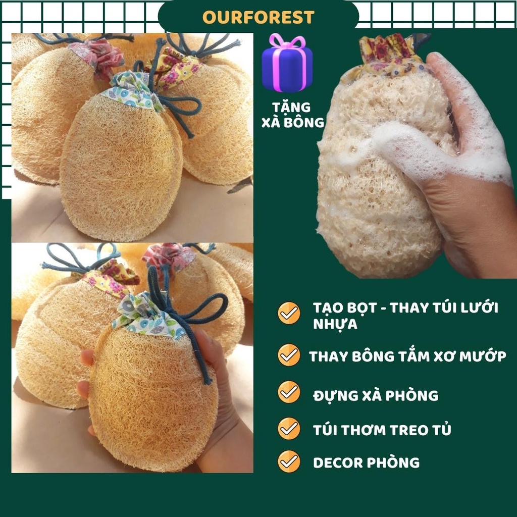 Túi Tắm Xơ Mướp, Túi Tạo Bọt, Túi Đựng Xà Phòng, Bao Tắm Xơ Mướp, Túi Thơm Khử Mùi Tủ Lạnh, Tẩy Tế Bào Chết