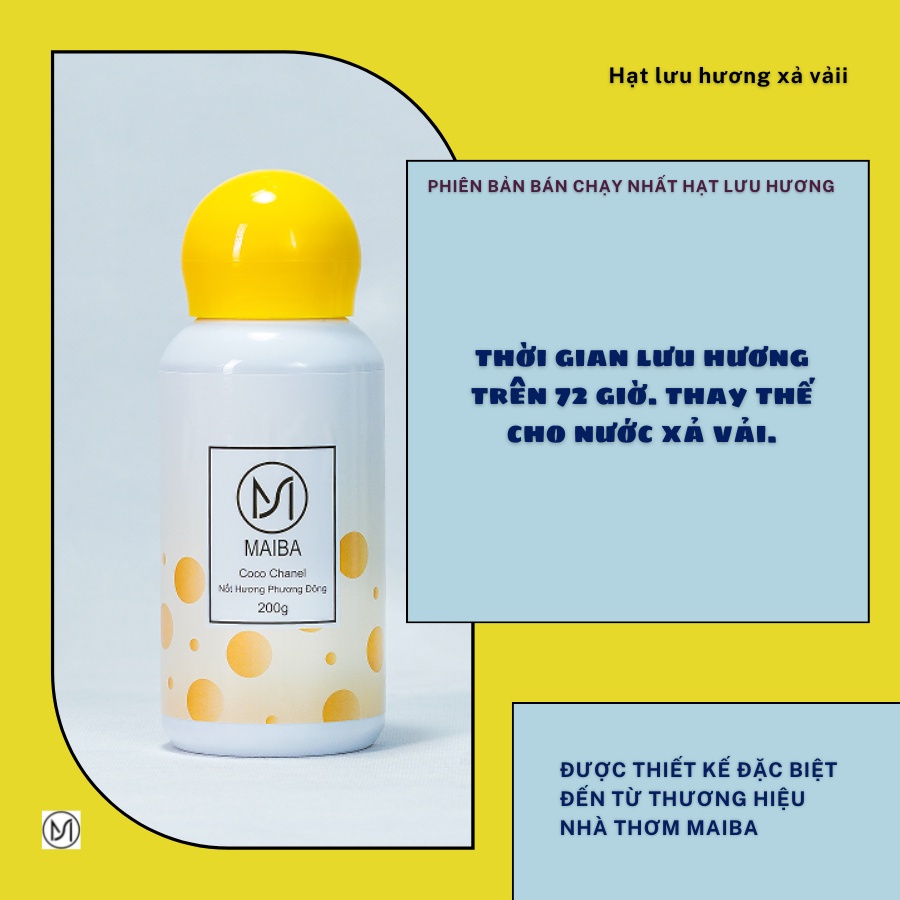 Hạt thơm giặt quần áo cao cấp 200gr TACHI STORE giúp quần áo lưu hương lâu hơn tránh ẩm mốc hương thơm tự nhiên