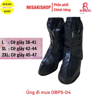Giày Boots Đi Mưa / Ủng Đi Mưa Chống Nước RANDO, Bọc Bảo Vệ Giày Dành Cho Nam Nữ [ Misaki Shop ]