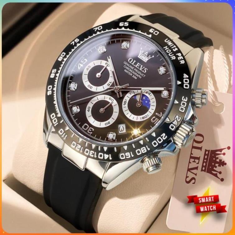 Đồng hồ nam chính hãng Olevs 2875 phát sáng chống nước Rolex bảo hành 12 tháng