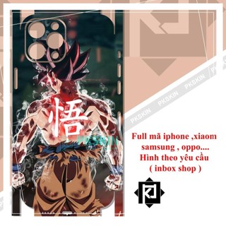 Miếng dán skin full lưng viền iphone 11 , 11 pro ,11 pro max , iphone x , xs , xs max , xr in hình
