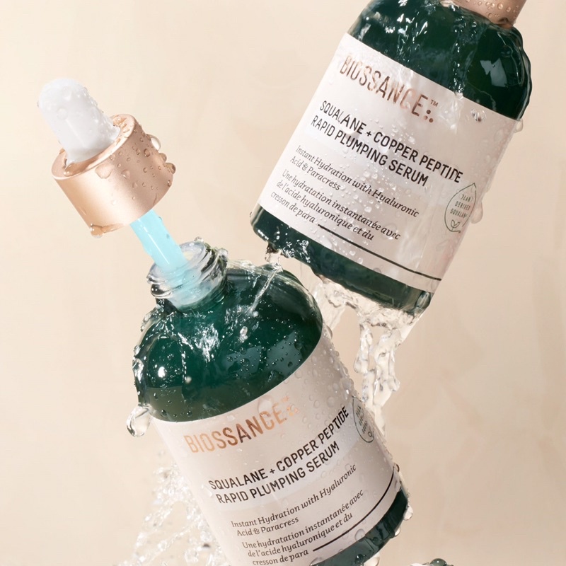 Tinh chất dưỡng da căng bóng Biossance SQUALANE + COPPER PEPTIDE RAPID PLUMPING SERUM