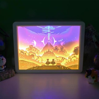 Đèn ngủ 3D, đèn giấy nghệ thuật Sky Children of the Light