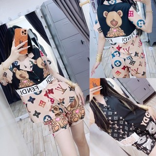 Đồ bộ pyjama đùi mango thiết kế cao cấp