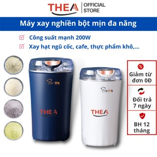 Máy xay nghiền bột mini cầm tay đa năng công suất mạnh, xay bột khô, đậu nành, hạt ngũ cốc, cafe siêu mịn 200W - THEA