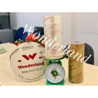 1 cây (6 cuộn) băng keo trong, đục 200y 1.6kg