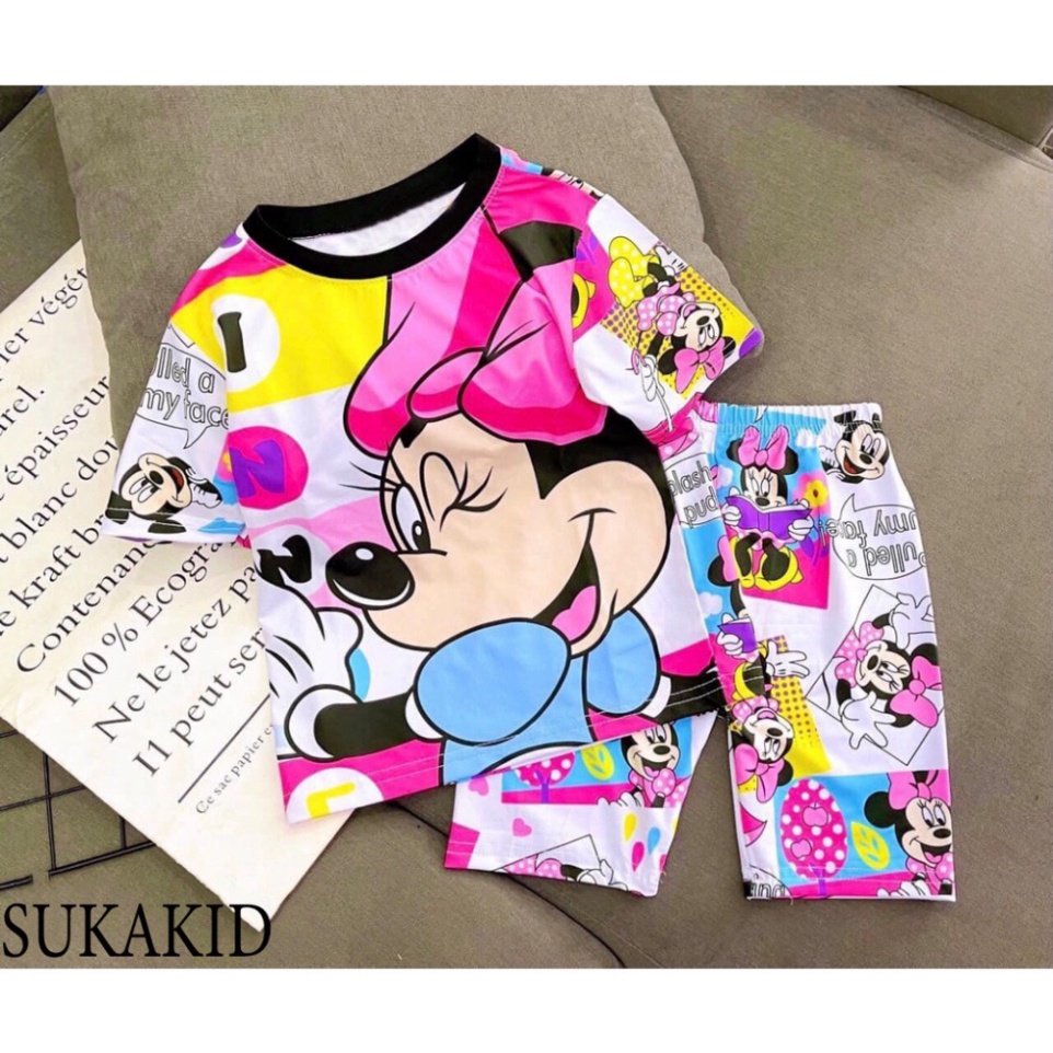 ( Km ) ( Khuyến mãi ) Combo 3 Đồ bộ bé gái siêu đẹp hình in 3D chất liệu thoáng mát mềm mịn co hình mèo,ngựavà mecki 6kg