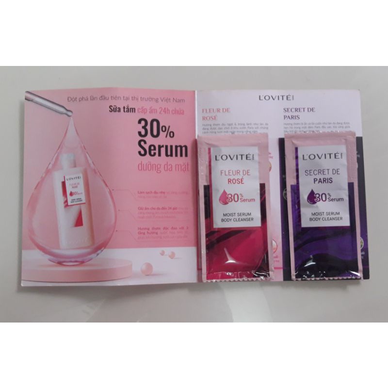 Sữa Tắm Dưỡng Ẩm Lovite 30% Serum