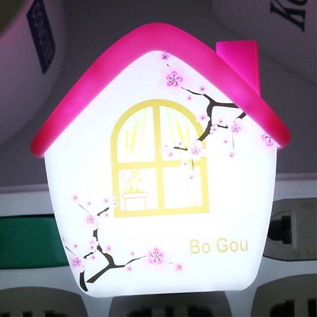 Đèn ngủ bóng  LED hình ngôi nhà nhỏ mini