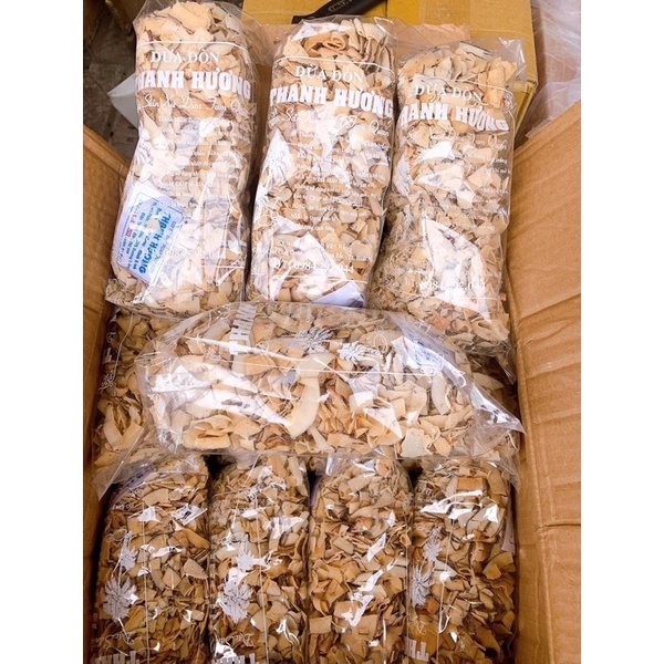 500g dừa khô sấy giòn