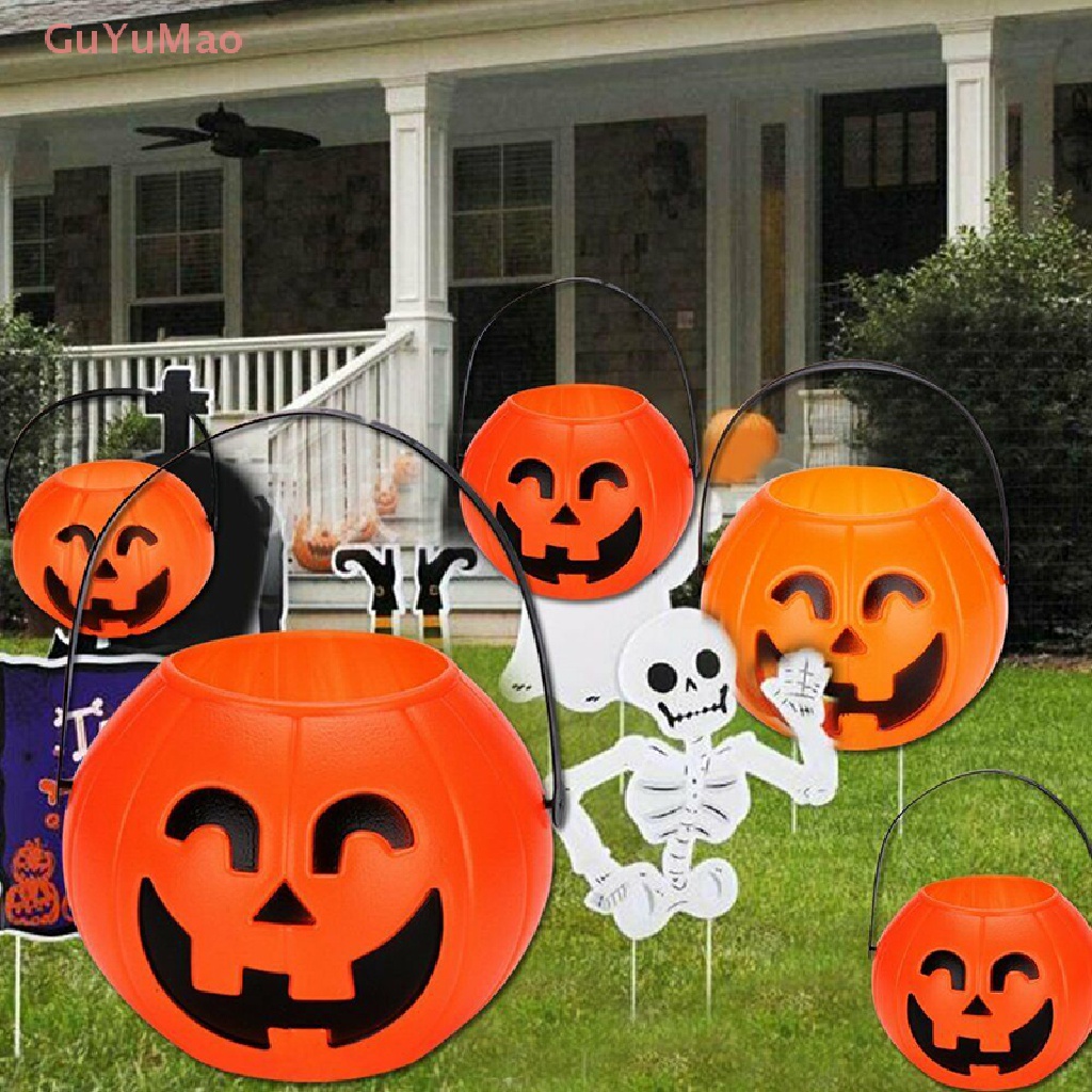 Giá Đỡ Bình Kẹo Hình Trái Bí Ngô Dùng Cho Tiệc Halloween