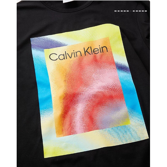 Calvin Klein Áo Thun Nam Trắng Cổ Tròn