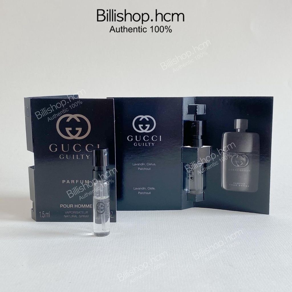 Vial 1.5ML - Nước Hoa Gucci Guilty Pour Homme Parfum