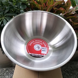 Thau trộn inox zebra size 33cm - 135033 dung tích 7.7 lít hàng nhập khẩu cao cấp