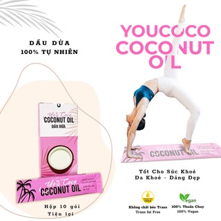 Youcoco Coconut Oil - Dầu dừa Youcoco Gói nhỏ tiện lợi