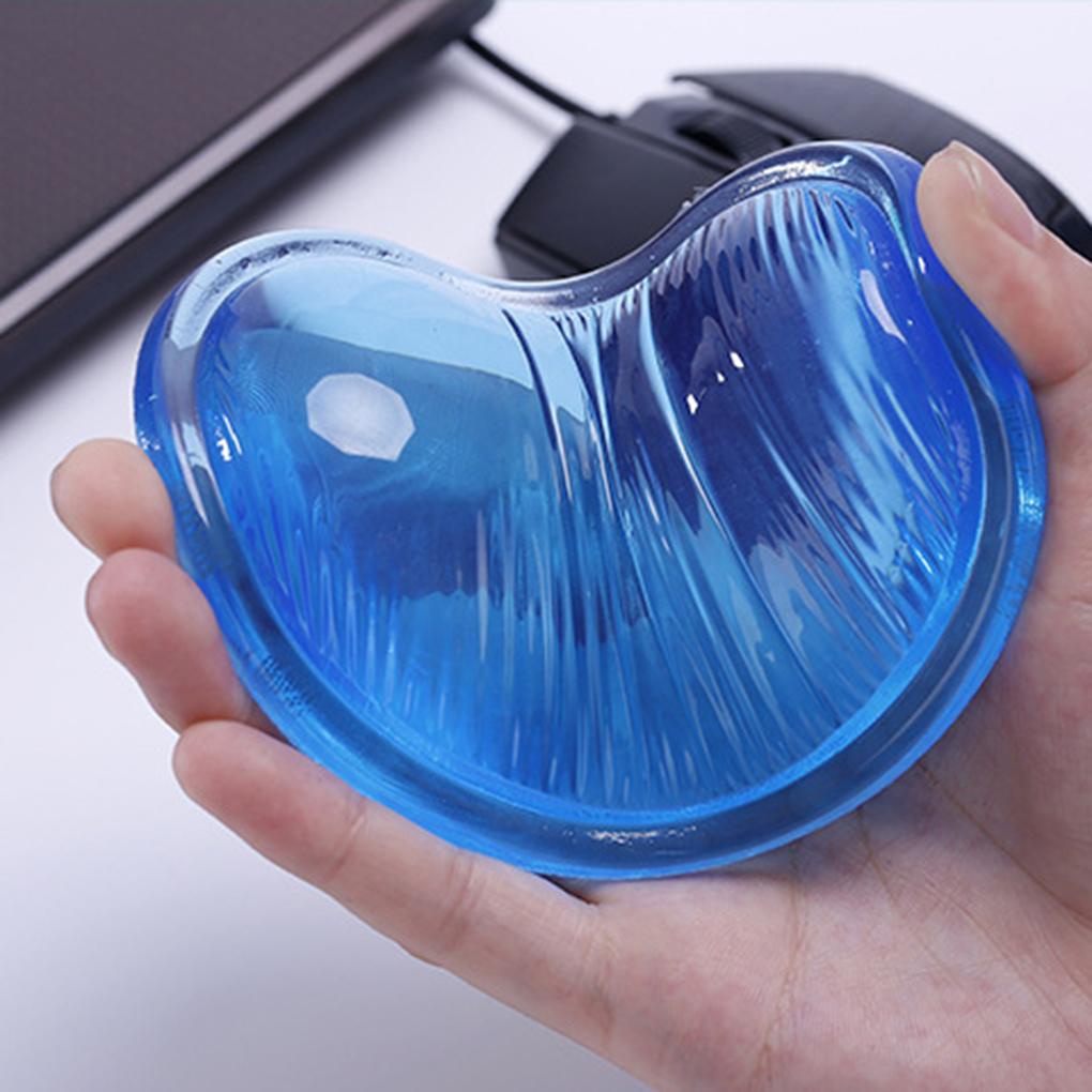 Miếng Lót Chuột Silicone Trong Suốt Chống Trượt Hình Trái Tim