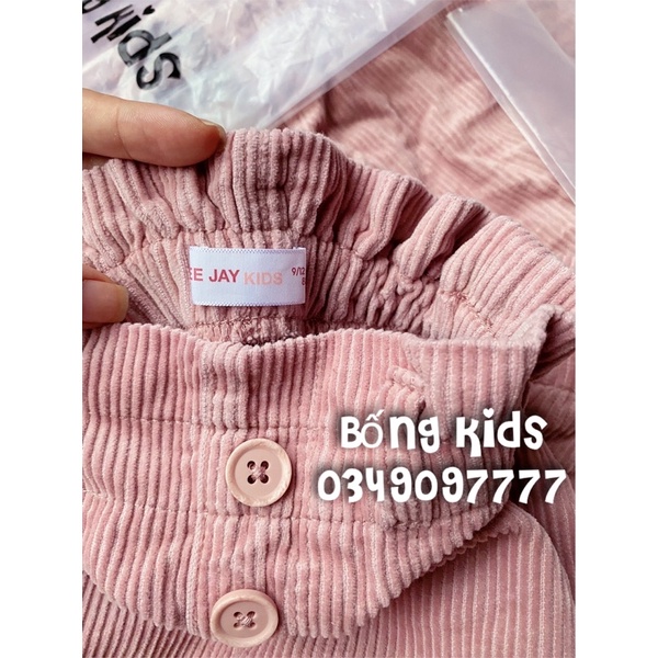 Chân Váy Nhung Bé Gái GÊ