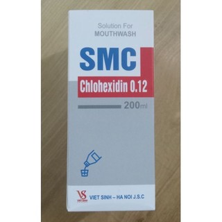 NƯỚC SÚC MIỆNG SMC mới chai 200ml-ngăn ngừa vi khuẩn lây theo đường hô hấp