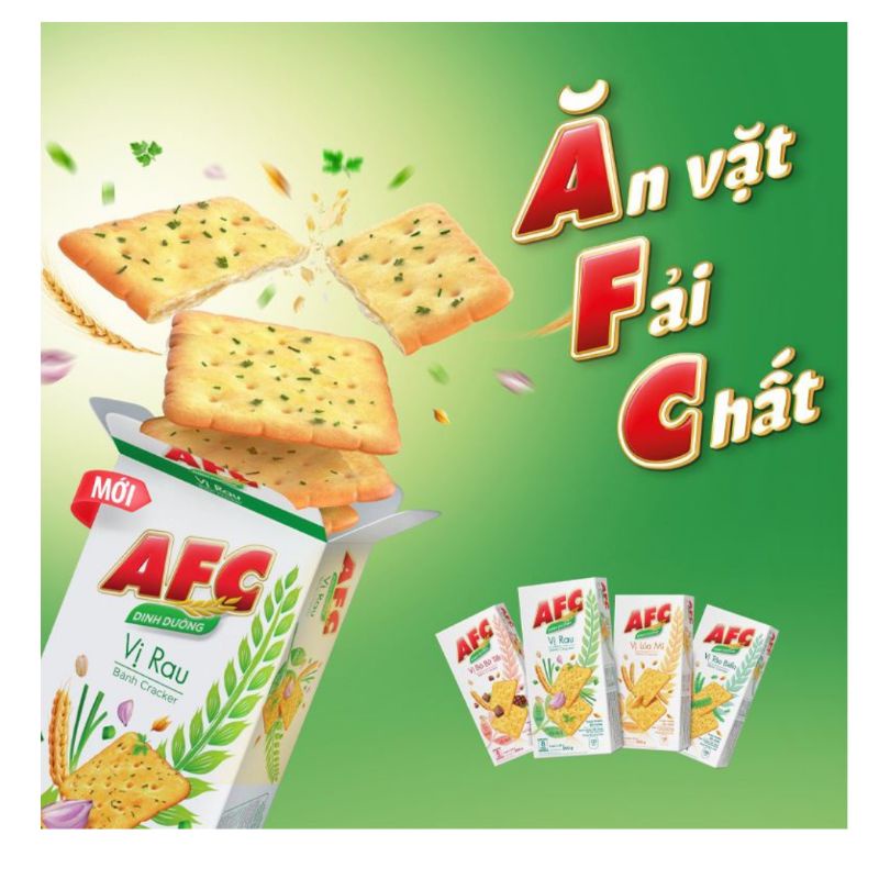 Bánh quy AFC vị lúa mì Kinh Đô hộp 200g