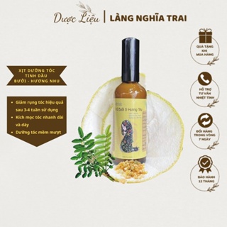 Xịt tinh dầu bưởi ngăn rụng tóc bưởi Hương Nhu  - Dược liệu LNT
