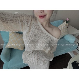 ( HÀNG QCL1 ) Set len đan chân váy dài