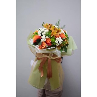 Bó Hoa tone Màu Xanh Tươi Mới Tặng Sinh Nhật | Maypetals