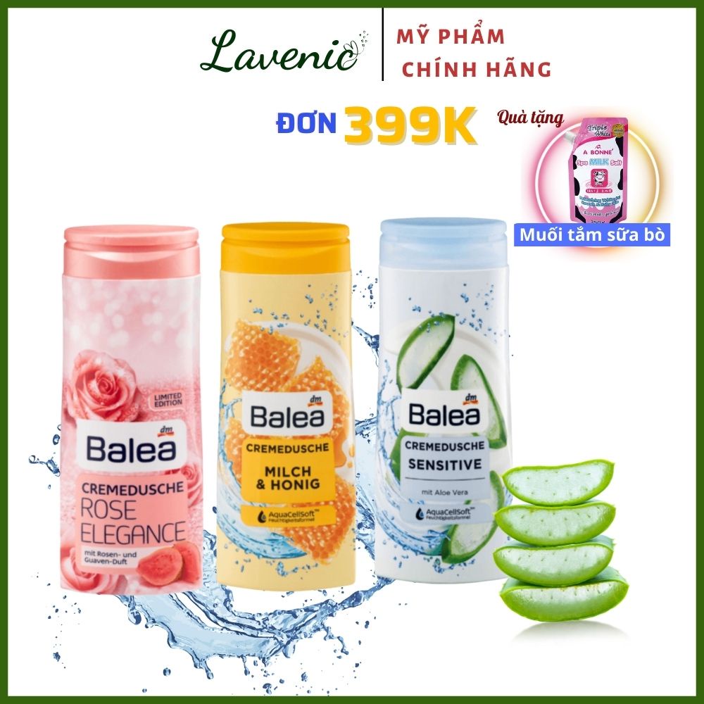 Sữa tắm Balea 300ml nội địa Đức hương thơm mát, giữ ẩm - Shop Lavenic