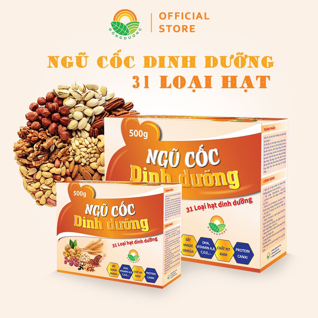 Ngũ Cốc Dinh Dưỡng Đông Dương 31 Loại Hạt 500g