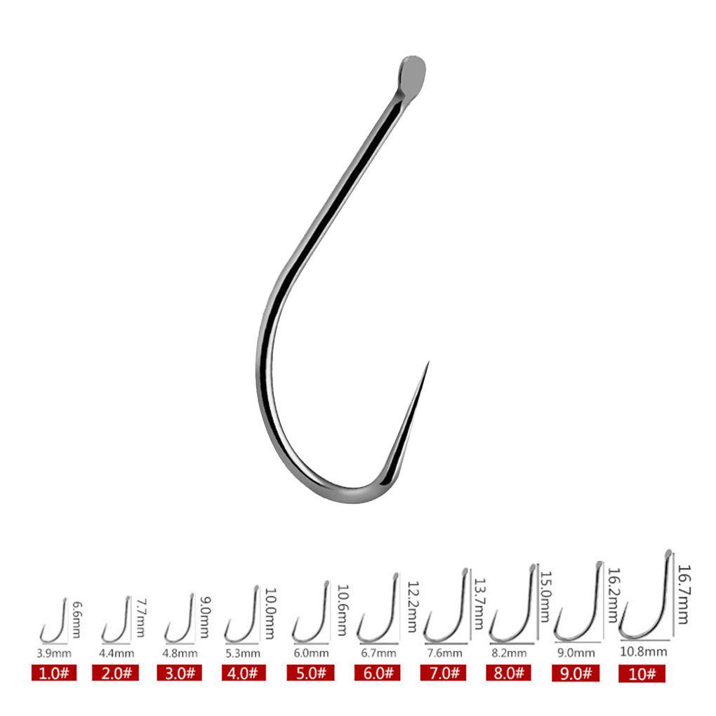 Bộ 30 Móc Câu Cá Bằng Hợp Kim Titan Cứng Cáp