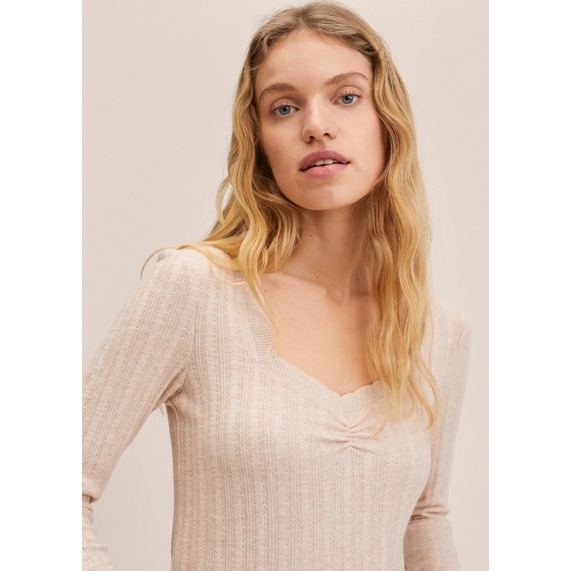 Áo Dệt Kim Gân Tay Dài Body MNG • Storenyy