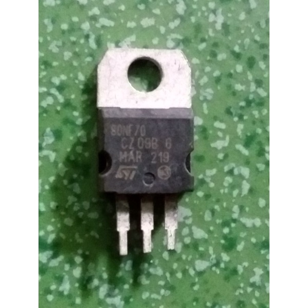 1 CHIẾC MOSFET 80NF70 LƯNG ĐỒNG