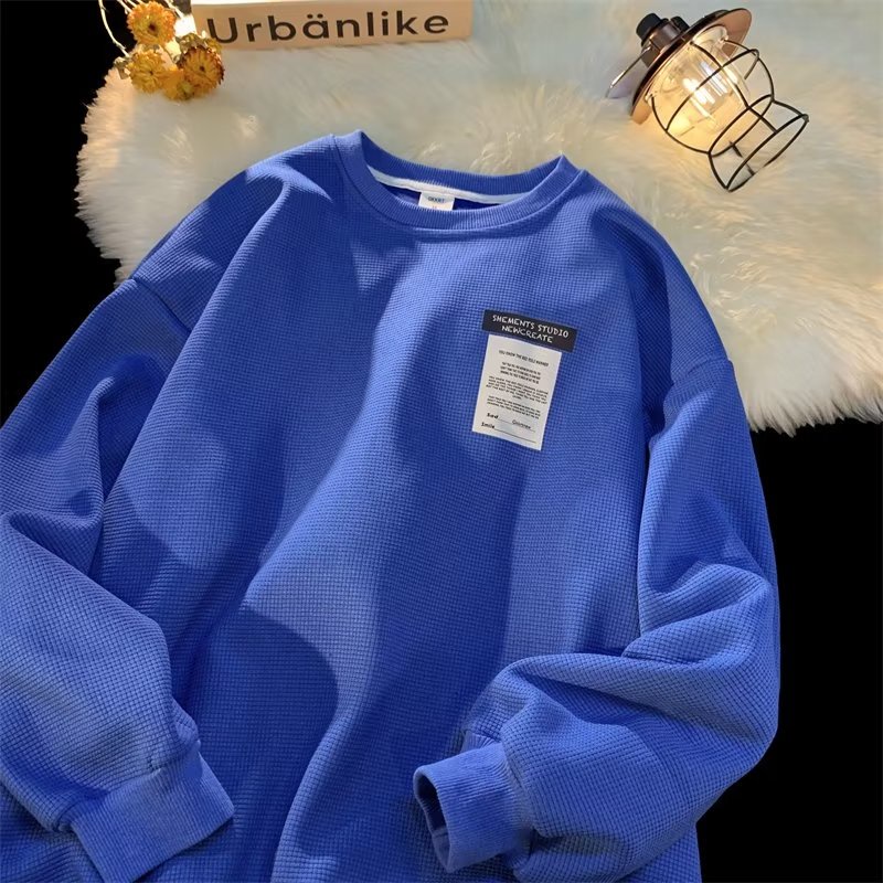 Áo Sweater Cổ Tròn Thiết Kế Đơn Giản Thời Trang Theo Phong Cách Hàn Quốc Cho Nam áo sweater nam