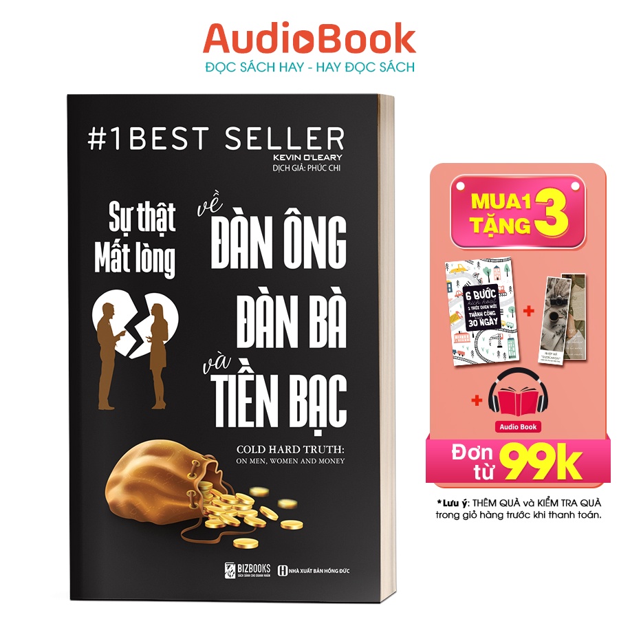 BIZBOOKS - Sách Sự thật mất lòng về đàn ông, đàn bà và tiền bạc