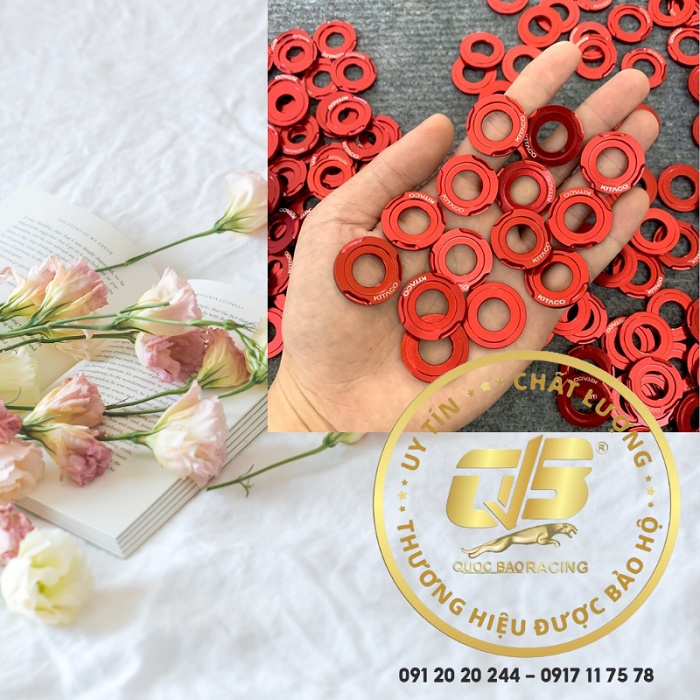 Lông Đền Nhôm 6li, 8li, 10, 12, 14li Màu Đỏ kitaco - SUMO SHOP