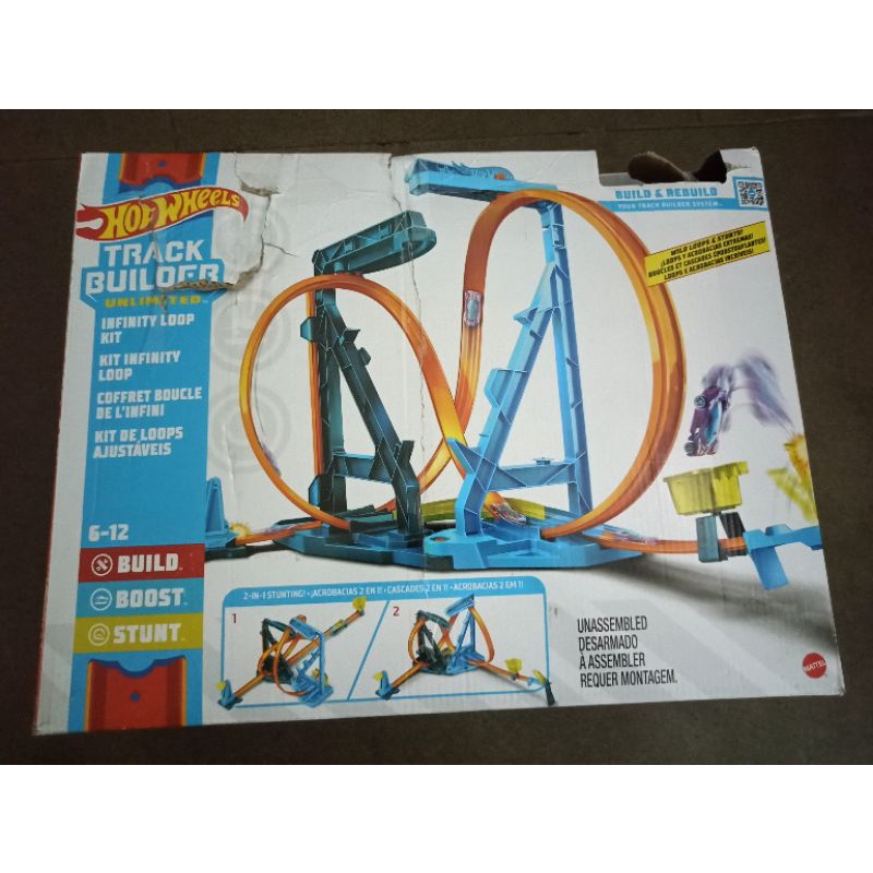 Bộ Hot Wheels Track Builder Unlimited Infinity Loop Kit
