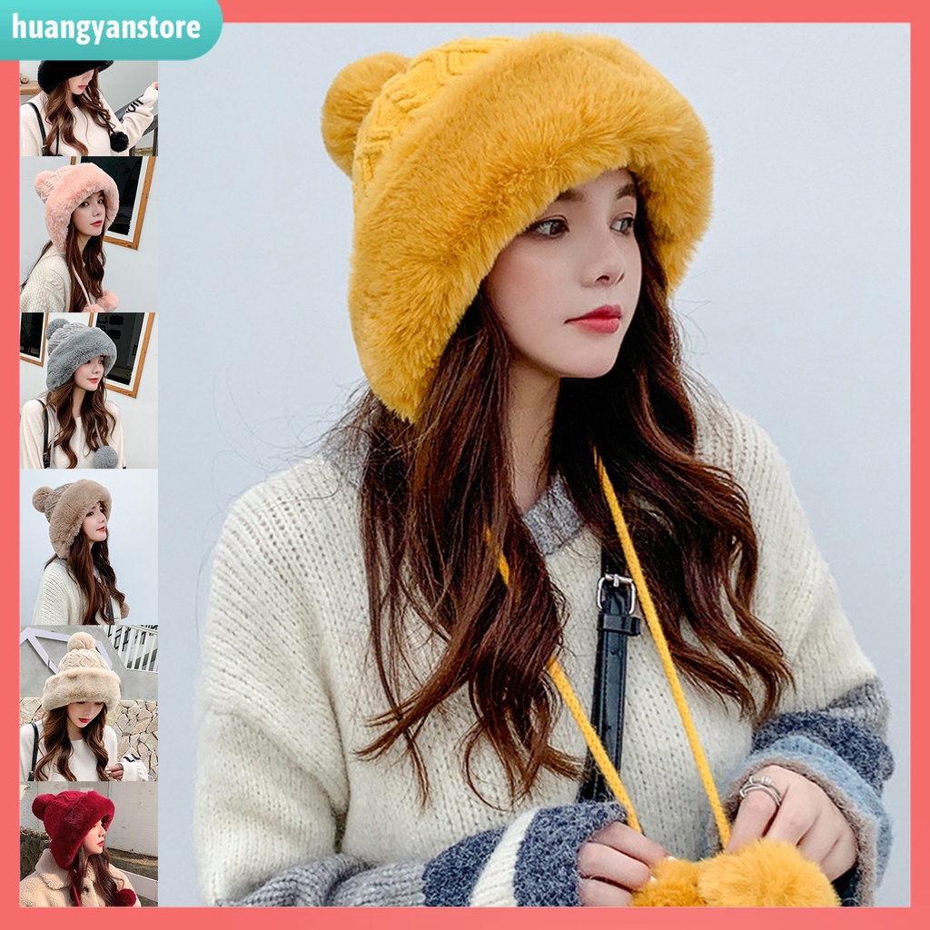 HY| Mũ Dệt Kim Dày Dặn Màu Sắc Nhã Nhặn Dành Cho Nữ