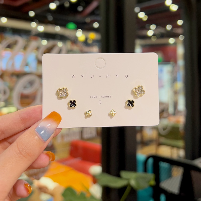 [Bộ 3 Đôi] Bông Tai Phụ Kiện Thời Trang Cho Nữ HAA004