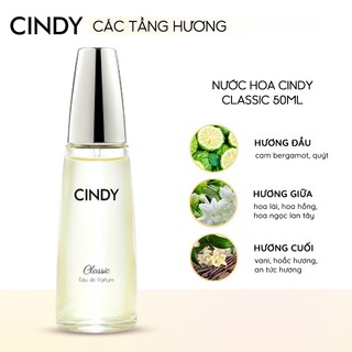 Combo 2 Nước hoa Cindy 50ml/chai