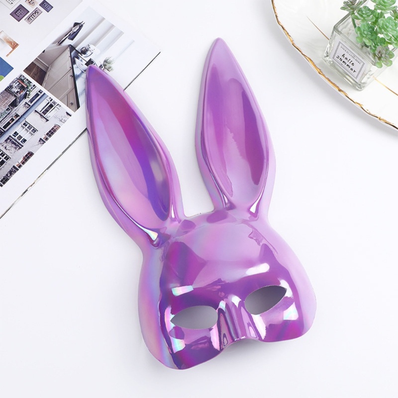 Mặt Nạ Hóa Trang Hình Thỏ Nửa Mặt