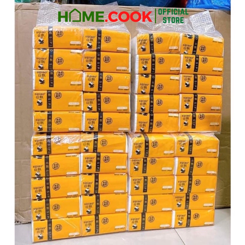 Giấy ăn gấu trúc (bịch 10 gói) màu trắng siêu dai hàng việt nam chất lượng cao công nghệ nhật bản