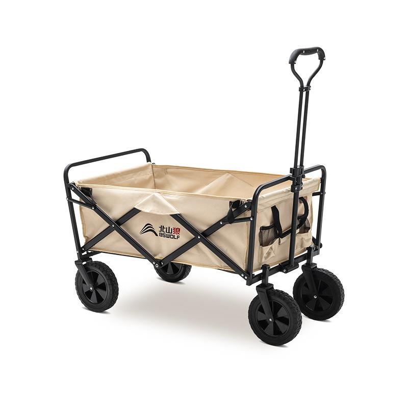 Xe kéo dã ngoại gấp gọn BSWOLF-YZ010. Xe kéo đa năng cho cắm trại, dã ngoại, câu cá và nhu cầu hàng ngày.