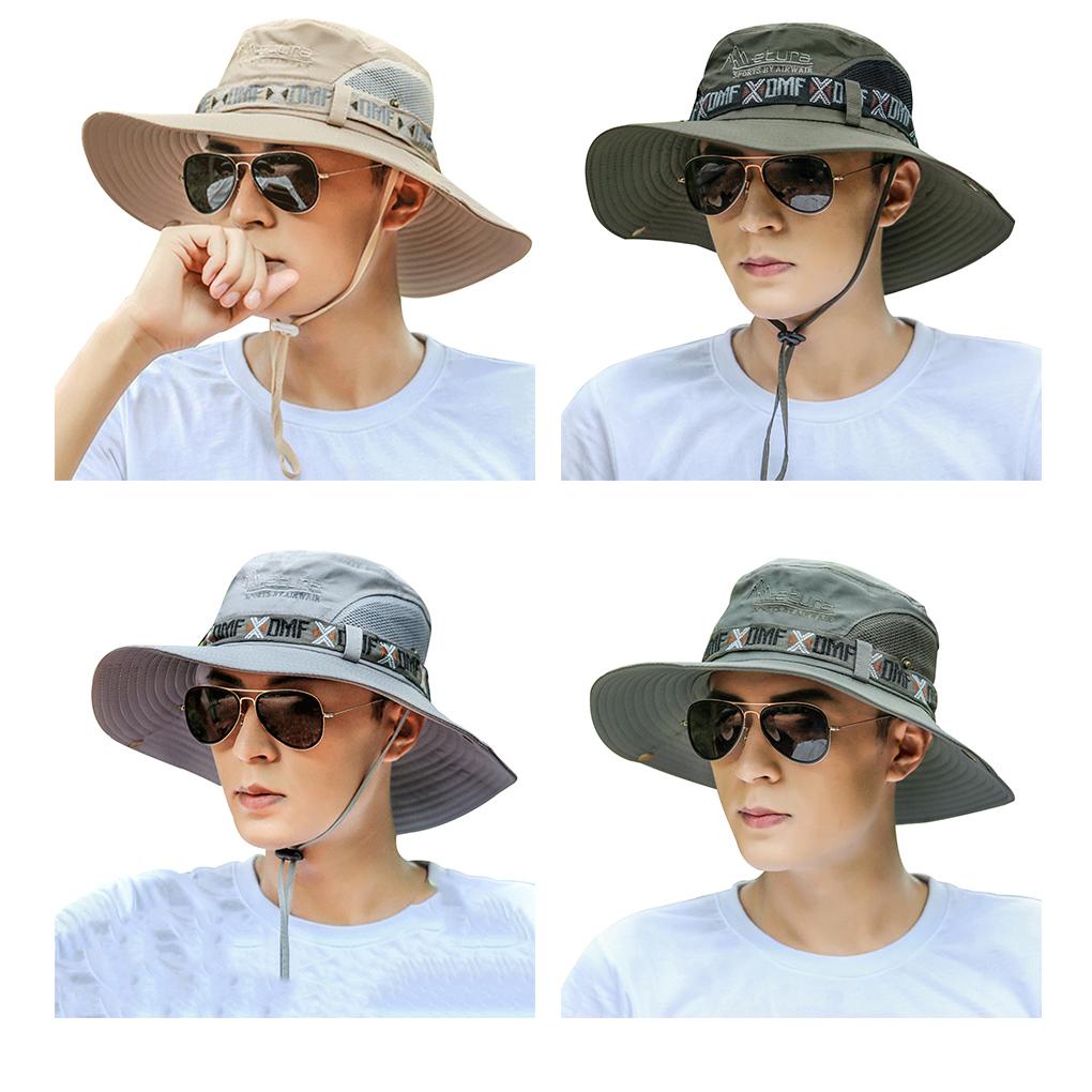 Mũ Câu Cá Cotton Thoáng Khí Chống Tia UV Mùa Hè Cho Nam