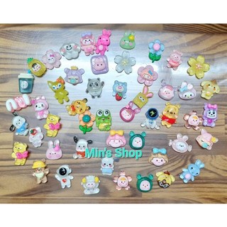 ( Tặng keo )Set 100 charm/center nhiều mẫu trộn