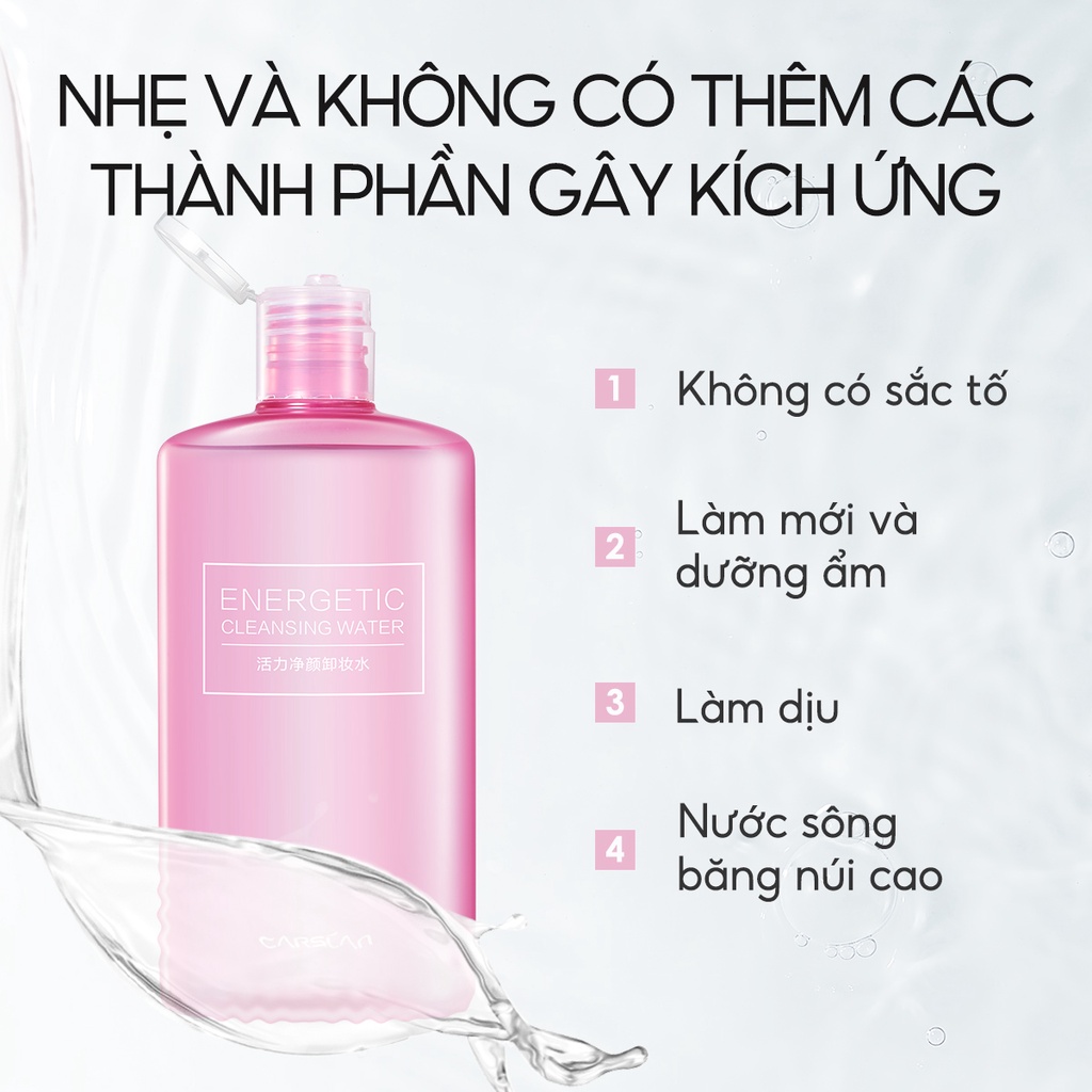 Nước Tẩy Trang Carslan Làm Sạch Sâu Hiệu Quả 500ml