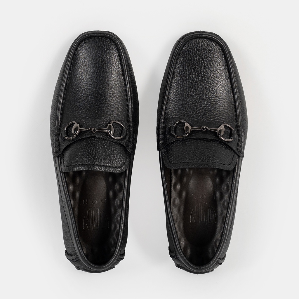 Giày Lười Nam Da Bò DON ITALO, Đế Khâu, Nhẹ, Mềm, Êm, Mát  , Bảo Hành Trọn Đời