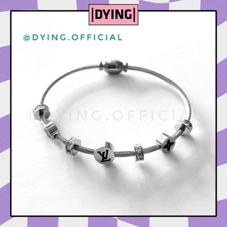 Vòng tay cuff/kiềng eovì đính đá - thép titan không rỉ
