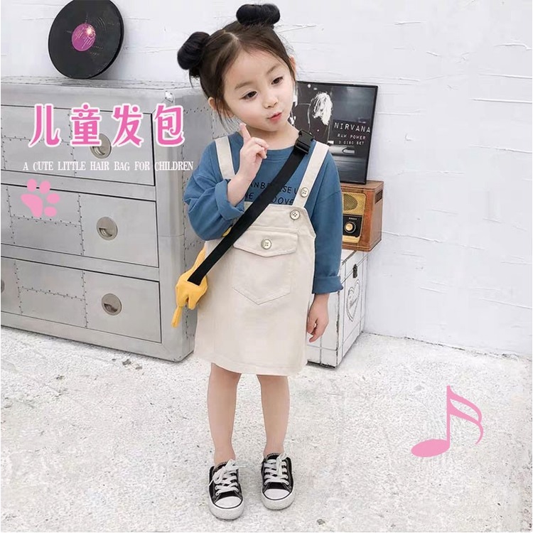 Kẹp búi tóc giả 2 bên cho bé MyBaby