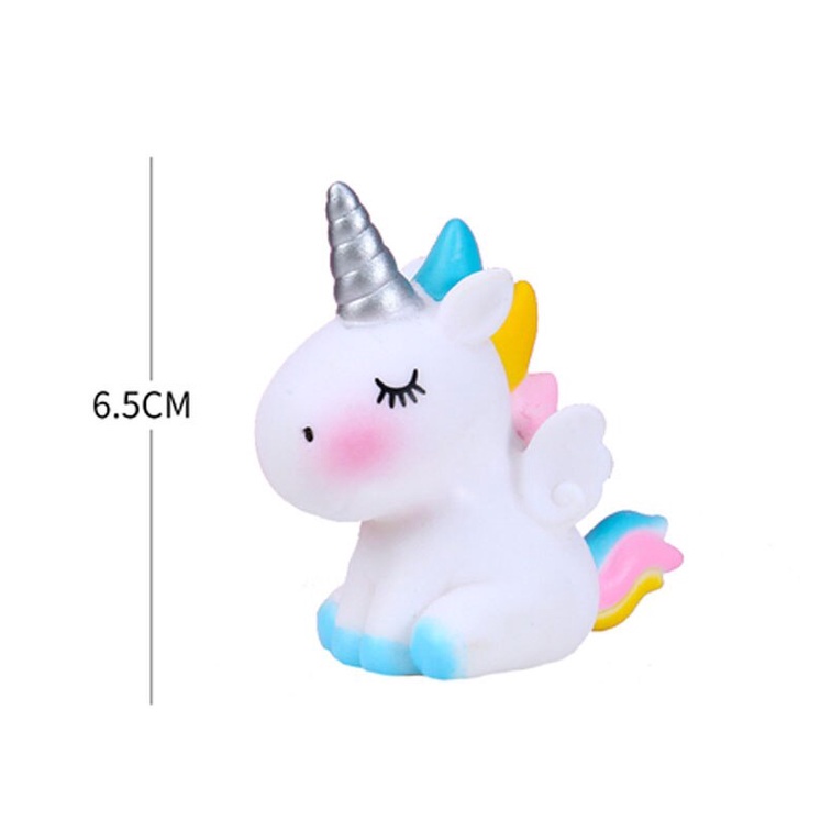 Que Cắm Trang Trí Bánh Kem Hình Kỳ Lân Xinh Xắn