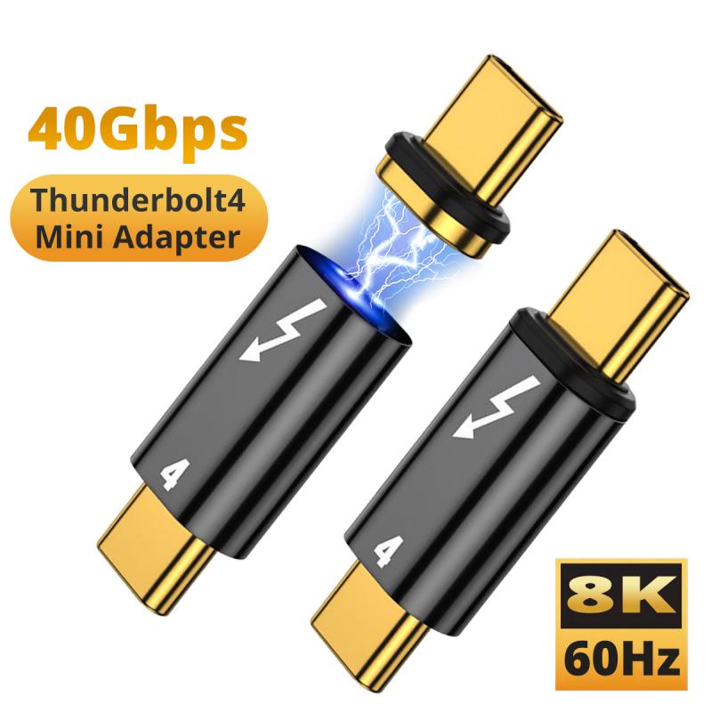 Phụ kiện chuyển đổi dữ liệu từ tính HDOORLINK 4 / 3 40Gbps 8K @ 60Hz PD100W 5A USB C sang Type C sạc nhanh