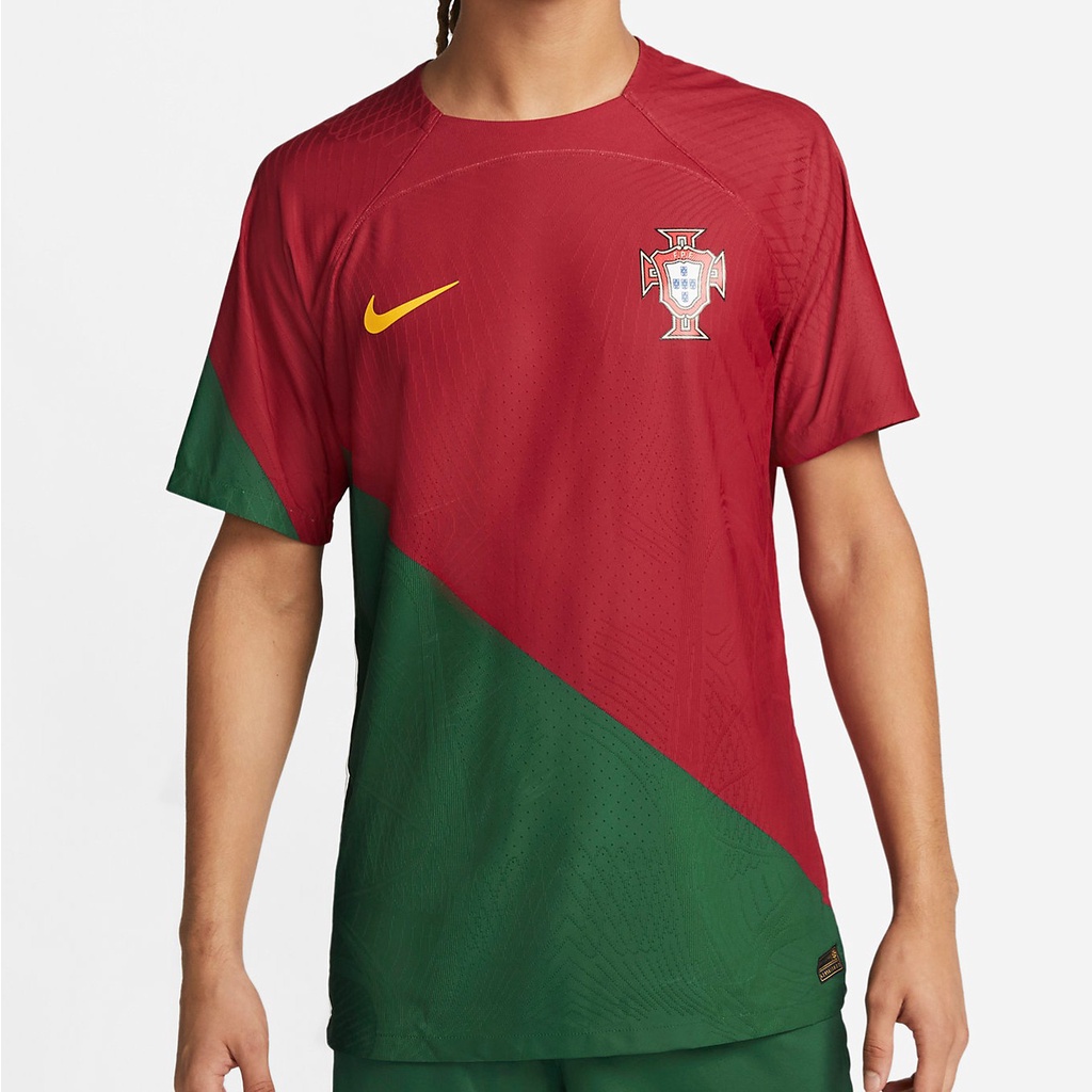 Áo Bóng Đá Màu Đỏ + Xanh Lá Đội Tuyển Bồ Đào Nha Size S-2XL * Size S-23